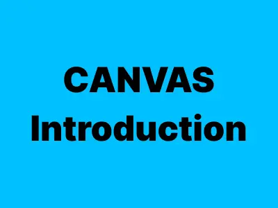 Canvas Basics Course