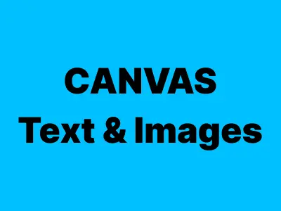 Canvas Text Course